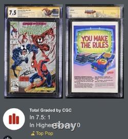ASM 362 CGC 7.5 TOP POP (1 sur 1) ! Signé par Bagley, Michelinie, Parker et DeFalco