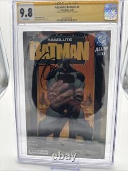 Absolute Batman n°1 12/24 CGC SS 9,8 signé par Scott Snyder, 1re impression