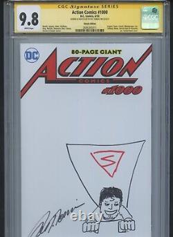 Action Comics #1000 Édition Sketch (2018) Série de signatures CGC 9.8