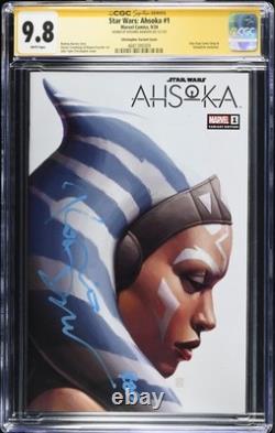 Ahsoka n°1 Variante JTC GalaxyCon CGC SS 9,8 signée par Rosario Dawson