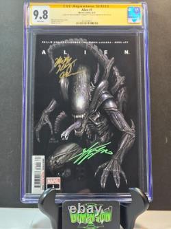 Alien #1 Cgc Ss 9.8 Signé Par Phillip Kennedy Johnson & Inhyuk Lee 2021