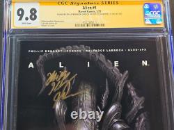 Alien #1 Cgc Ss 9.8 Signé Par Phillip Kennedy Johnson & Inhyuk Lee 2021