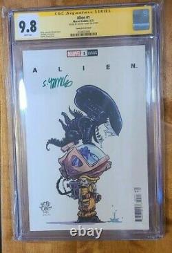 Alien #1 Skottie Young Signed Cgc Ss Signature Series 9.8 Young Variant 2021