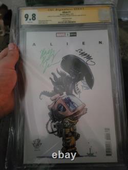 Alien #1 Skottie Young série de signatures CGC 9.8
