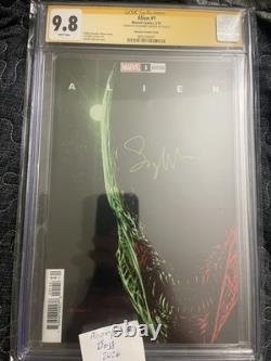 Alien n°1, variante Gleason, CGC 9.8 SS, signé par SIGOURNEY WEAVER Ripley