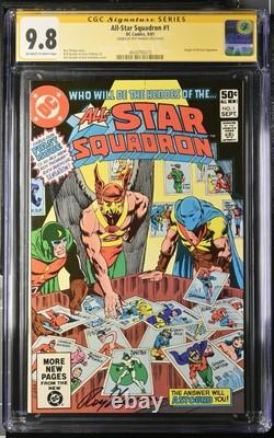 All Star Squadron 1 Cgc 9.8 SS Série de signatures signée par Roy Thomas