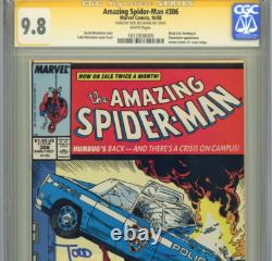 Amazing Spider-Man 306 CGC 9.8 SS Signé Todd McFarlane