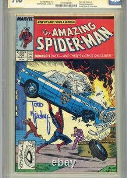 Amazing Spider-Man 306 CGC 9.8 SS Signé Todd McFarlane