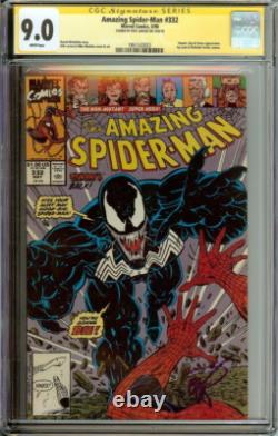 Amazing Spider-Man #332 Signé Série Signature CGC 9.0