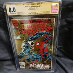 Amazing Spider-Man ? 375 CGC 8.0 Série de signatures BAGLEY Apparition de VENOM ?