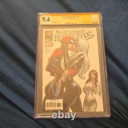 Amazing Spider-Man 607 CGC SS 9,6 Signé par J. Scott Campbell