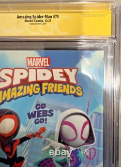 Amazing Spider-Man 75 Skottie Young CGC Signature Series 9.8