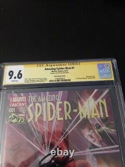 Amazing Spider-man #1 Alex Ross Variante 9.6 Cgc Stan Lee Signature Series