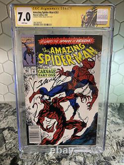Amazing Spider-man #361 (1992) Cgc 7.0 Série Signature Mark Bagley