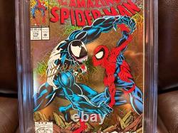 Amazing Spider-man #375 Cgc Ss 9.8 Signé Par Bagley 1993