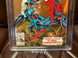 Amazing Spider-man #375 Cgc Ss 9.8 Signé Par Bagley 1993