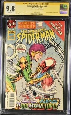 Amazing Spider-man 406 Cgc 9.8 1995 SS Série Signature Signée Mark Bagley