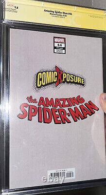 Amazing Spider-man #44 Cgc 9.8 Variante De Couverture Tan Signature Série Asm #316 Swipe