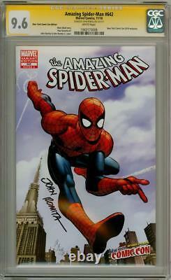 Amazing Spider-man #642 Nycc Variante Cgc 9.6 Série De Signatures John Romita Sr