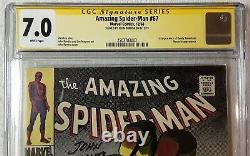 Amazing Spider-man #67 Cgc 7.0 Wp John Romita Signature Série 1968