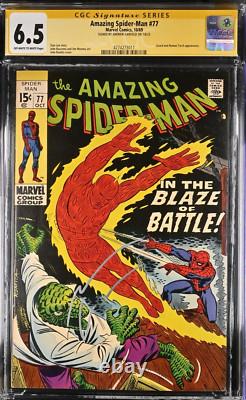 Amazing Spider-man #77- 10/69- Série Signature Signée Par Andrew Garfield Cgc 6.5