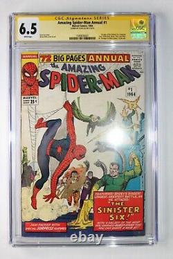 Amazing Spider-man Annual #1 Cgc Signature Series 6.5 (marvel) Signé Stan Lee