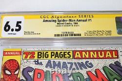 Amazing Spider-man Annual #1 Cgc Signature Series 6.5 (marvel) Signé Stan Lee