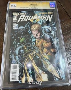 Aquaman #1 CGC 9.6 SS Signé Jason Momoa Couverture Ivan Reis DC Comics