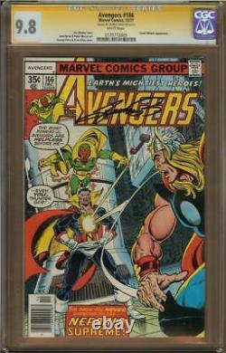 Avengers #166 Cgc 9.8 Série Signature Signée George Perez Comte Nefaria