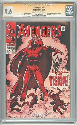 Avengers #57 Cgc 9.6 Nm+ 1st Vision Signature Series Stan Lee Signé 1120468002