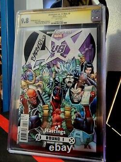 Avengers Vs X-men #1 Cgc Signature Series 9.8 Hastings Variante