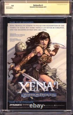 Barbarella (2017 Dynamite) # 1 CGC Signature Series CGC 9.8 Signé et dédicacé