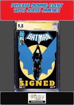 Batman #1 Couverture principale CGC SS 9,8 Jorge Jimenez signé lors d’une séance de signature privée en prévente