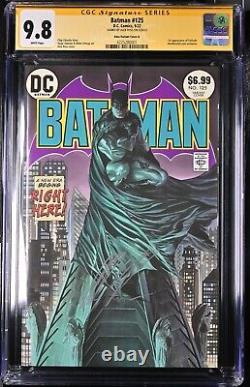 Batman #125 Couverture Variante A Alex Ross SS CGC 9.8 Série de Signatures LIRE ! Fissuré
