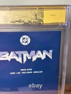 Batman #158 CGC 9.8 SS Variante Williams Signée Williams & Sinclair DC