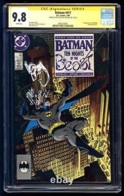 Batman #417 SS CGC 9.8 Mike DeCarlo Signature Series et Remark 1988 WP