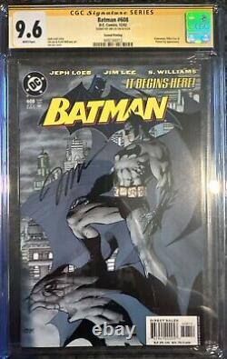 Batman #608 CGC Signature Series 9.6 Signé par Jim Lee Hush D. C. Comics