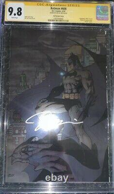 Batman #608 Cgc 9.8 Signature Series Signed By Jim Lee Foil Variante
