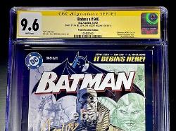 Batman #608 Rrp Cgc 9,6 Série De Signatures 3x Jim Lee Loeb Williams Rare