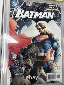 Batman #612 CGC 9.6 Série de signatures DC Jim Lee Alex Sinclair Williams Auto