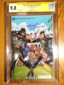 Batman Fortnite Zero Point #5 RARE Amanda Conner CGC 9.8 SS Signature Series DC