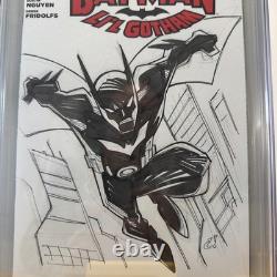 Batman Gotham Comic CGC 9.8 SS Art original Craig Rousseau signé et dessiné
