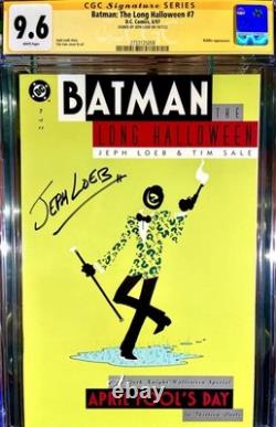 Batman : Le Long Halloween n°7. CGC SS 9,6. Signé par Jeph Loeb.