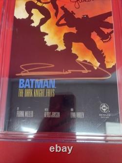 Batman : Le retour du Chevalier noir n°4 CGC 9.2 SS signé Frank Miller Klaus Janson 1986