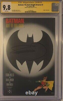 Batman The Dark Knight Returns 3 Cgc 9.8 Ss 1ère Impression Miller Janson Superman Wp