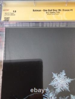 Batman : Une mauvaise journée - M. Freeze #1 CGC 9,8 Signature Series signé Duggan, variante