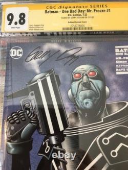 Batman : Une mauvaise journée - M. Freeze #1 CGC 9,8 Signature Series signé Duggan, variante
