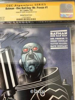 Batman : Une mauvaise journée - M. Freeze #1 CGC 9,8 Signature Series signé Duggan, variante