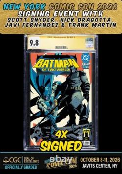 Batman de deux mondes n°1 CGC SS 9,8 Snyder/Dragotta/Martin/Fernandez NYCC en prévente