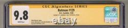 Batman n°129 CGC 9.8 SS signé Gabriele Dell’Otto couverture variante faible population 4 rare